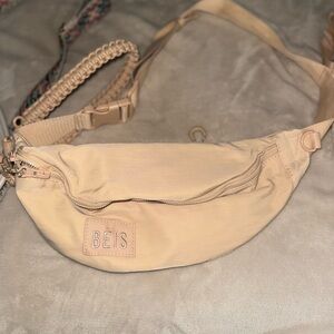 BEIS Beige Crossbody Bag